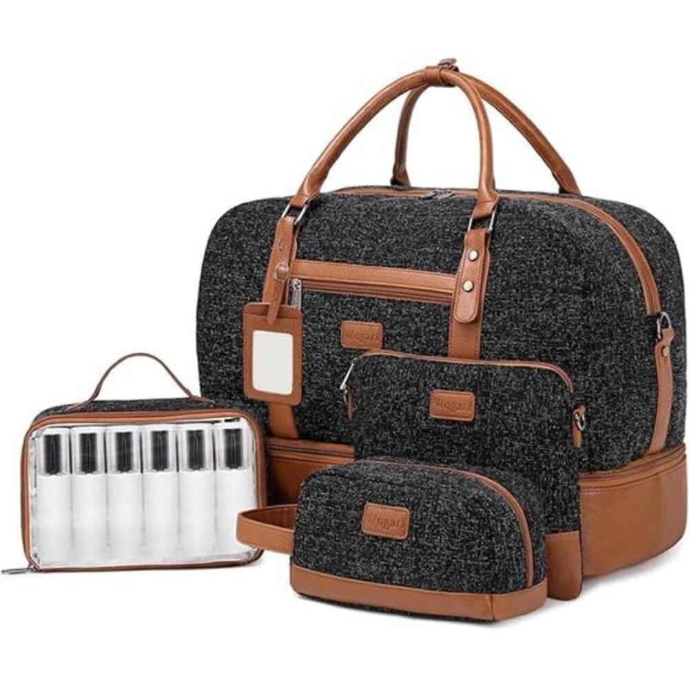 Weekender Bags for Women Large Overnight Bag Weekend Travel Duffel Bag - Picture 7 of 7